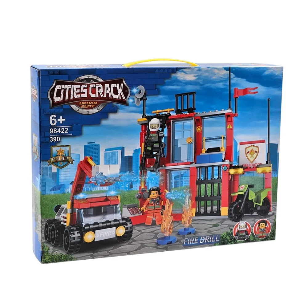 Конструктор Ozzo 818 Cities Crack - Пожарна, 390 части