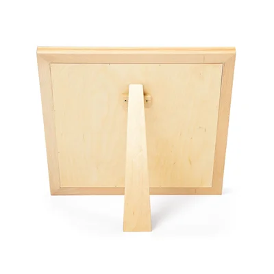 Nowa Szkola Mirror, with wooden frame, 25 x 25 cm