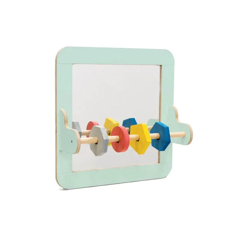 Nowa Szkola Wall Mirror, with manipulative elements