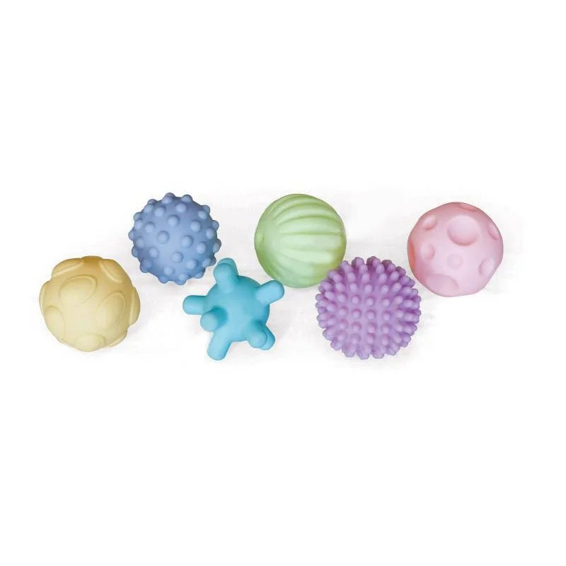 Nowa Szkola Sensory balls, pastel colours, 6 pcs