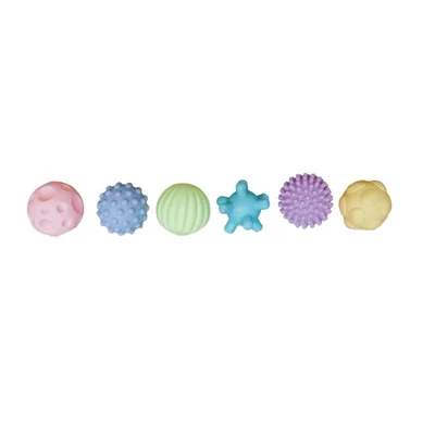 Nowa Szkola Sensory balls, pastel colours, 6 pcs