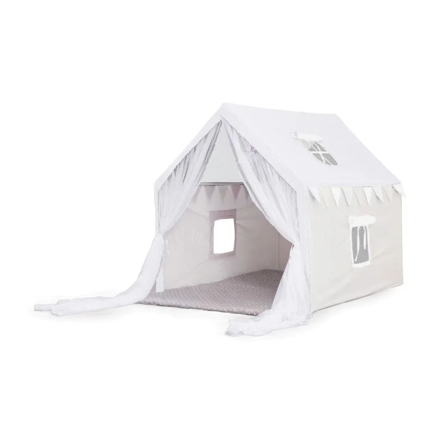 Nowa Szkola House, with hiding place, white, 120 x 120 x 150 cm