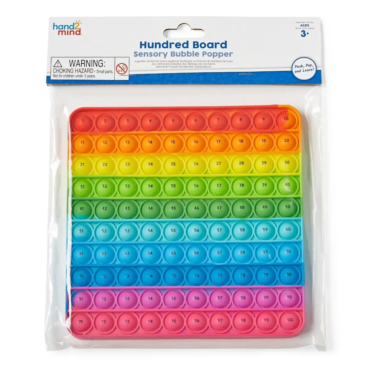 Learning Resources Pop-it, colorful, 100 circles