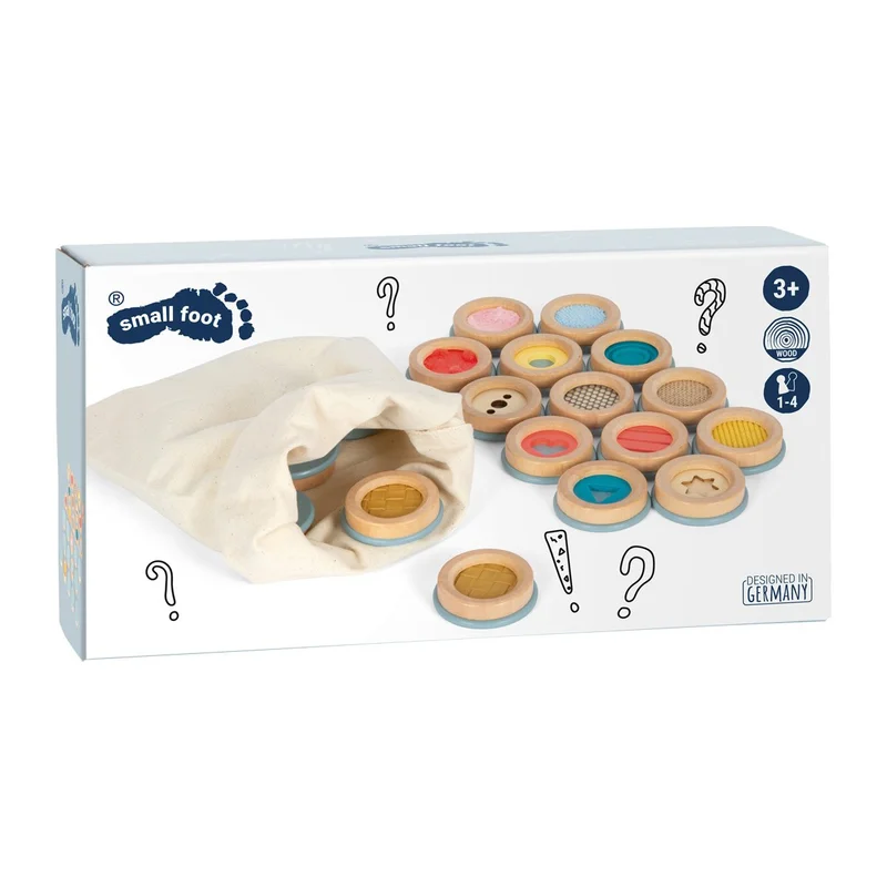 Small Foot Memory Game, with textures