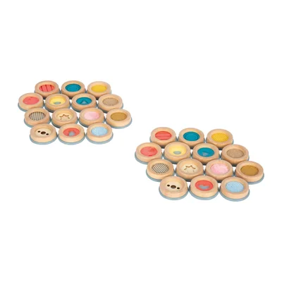 Small Foot Memory Game, with textures