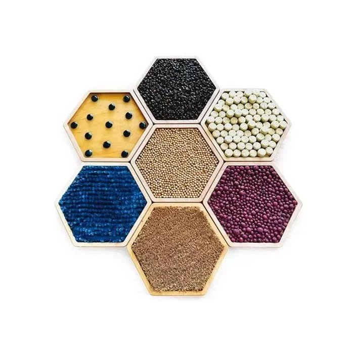 Nowa Szkola Sensory path with hexagons, 7 elements