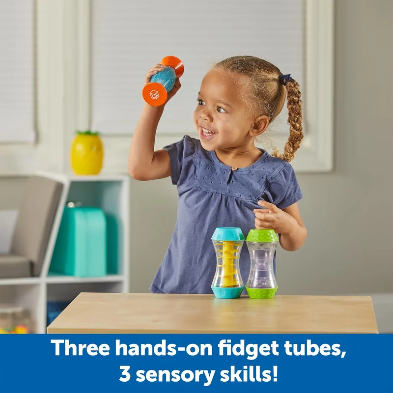 Learning Resources Cylinders, sensory, 3 pieces