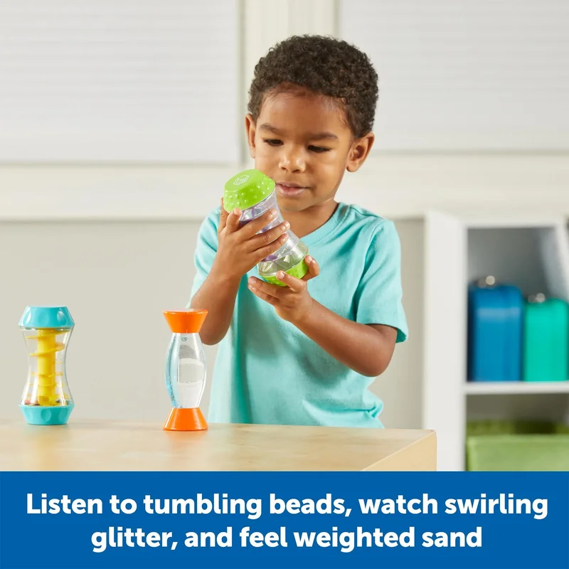 Learning Resources Cylinders, sensory, 3 pieces