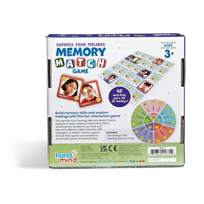 Learning Resources Memory game “Express Your Feelings”
