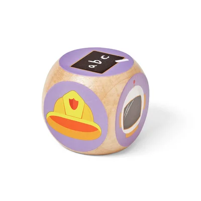 Learning Resources Wooden Emotion Dice, 7 pieces
