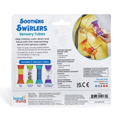 Learning Resources Sensory bottles, spinning, 4 pieces