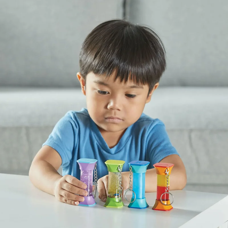 Learning Resources Sensory bottles, spinning, 4 pieces
