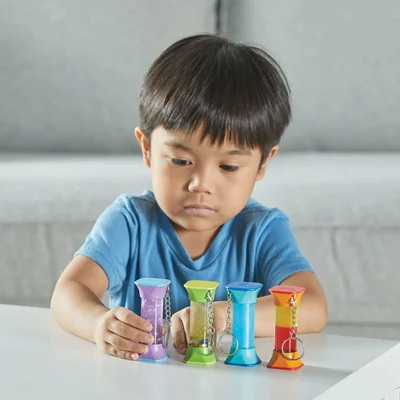Learning Resources Sensory bottles, spinning, 4 pieces