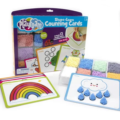 Learning Resources Комплект пяна за игра - Форми и броене