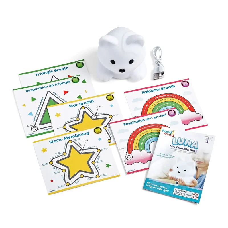 Learning Resources Лампа котенце, успокояваща