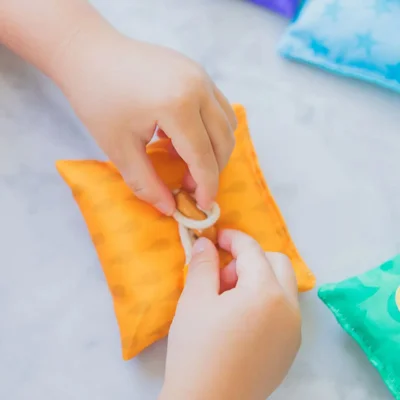 Learning Resources Sensory bags, with different fastenings
