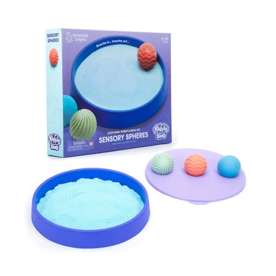 LER PLAYFOAM SENSORY SET WITH SAND AND TEXTURED SPHERES