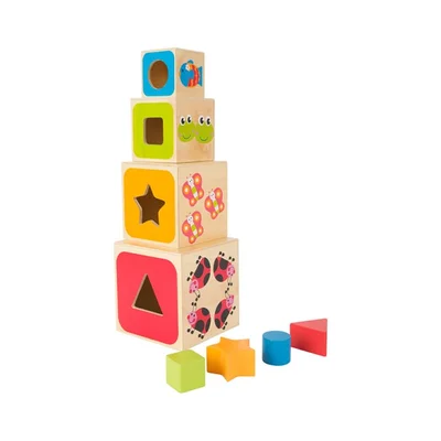 Small Foot ABC blocks, stacking