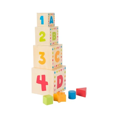 Small Foot ABC blocks, stacking