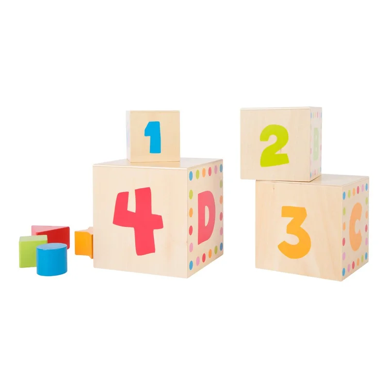 Small Foot ABC blocks, stacking