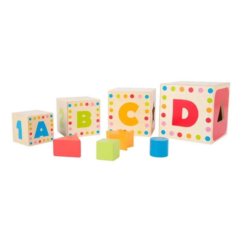Small Foot ABC blocks, stacking