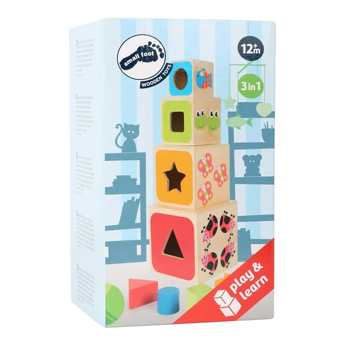 Small Foot ABC blocks, stacking