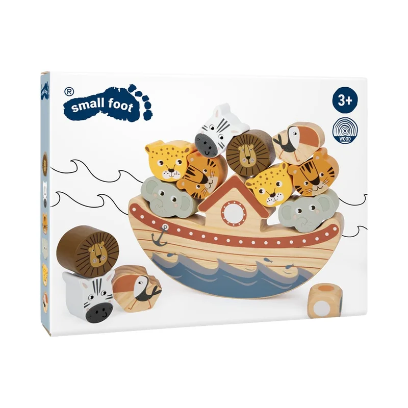 Small Foot Balancing game, wooden, 20 x 2.5 x 12 cm