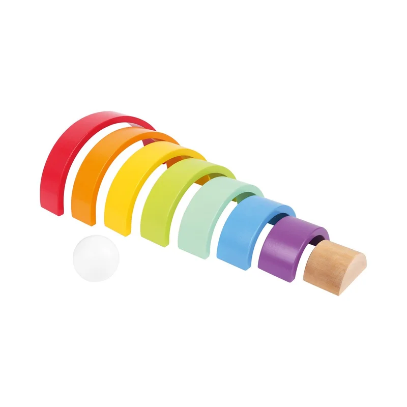 Small Foot Sorting and nesting rainbow, wooden