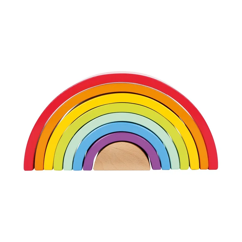 Small Foot Sorting and nesting rainbow, wooden