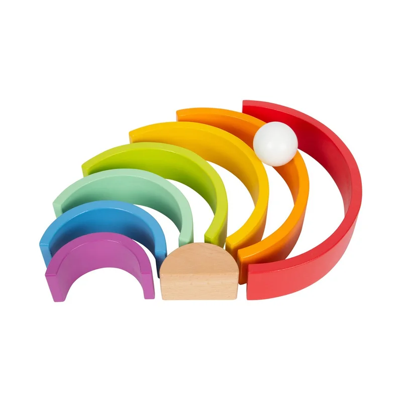 Small Foot Sorting and nesting rainbow, wooden