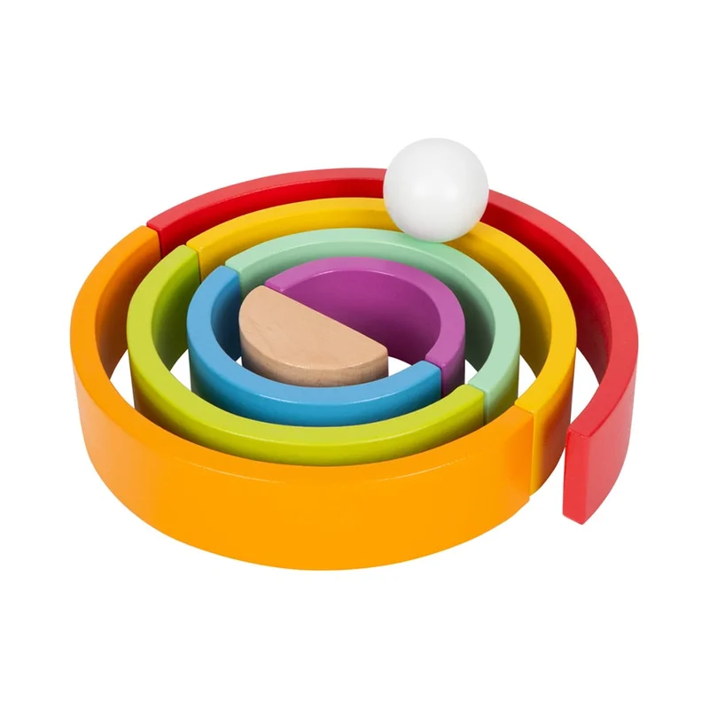 Small Foot Sorting and nesting rainbow, wooden