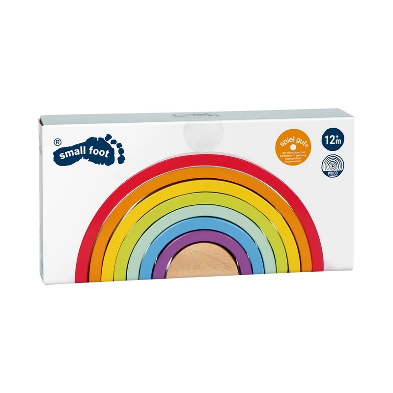 Small Foot Sorting and nesting rainbow, wooden