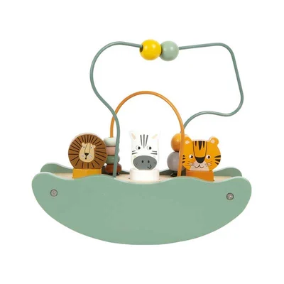 Small Foot Safari bead maze toy, with caterpillar