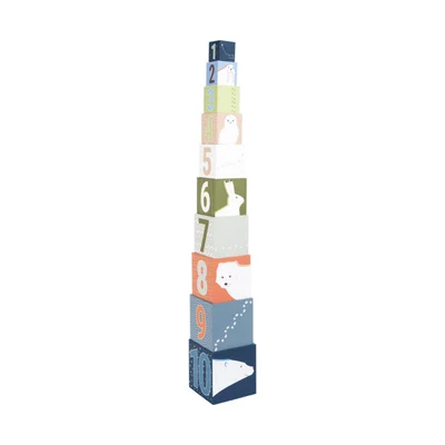 Small Foot Stacking cubes, with arctic animals