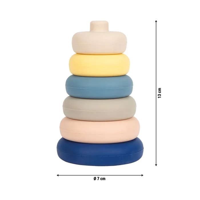 Small Foot Stacking Tower, silicone