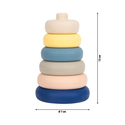 Small Foot Stacking Tower, silicone
