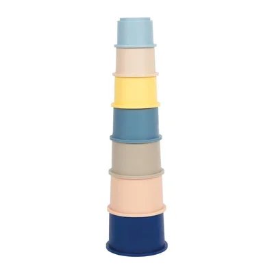 Small Foot Stacking Cups, silicone