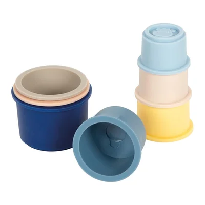 Small Foot Stacking Cups, silicone