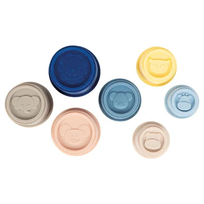 Small Foot Stacking Cups, silicone