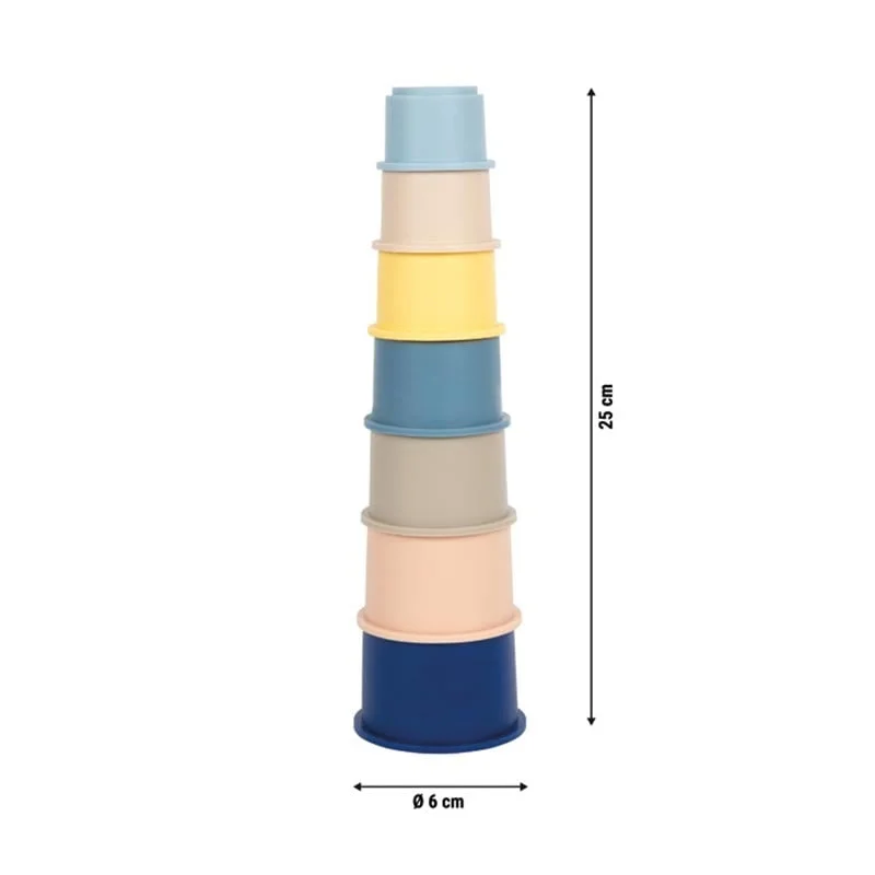 Small Foot Stacking Cups, silicone