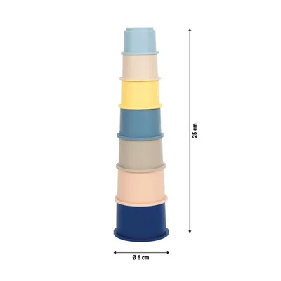 Small Foot Stacking Cups, silicone
