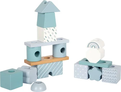 Small Foot Stacking House, pastel blue