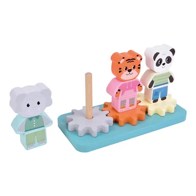 Small Foot Lacing Set - Jungle Animals