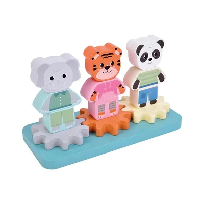 Small Foot Lacing Set - Jungle Animals
