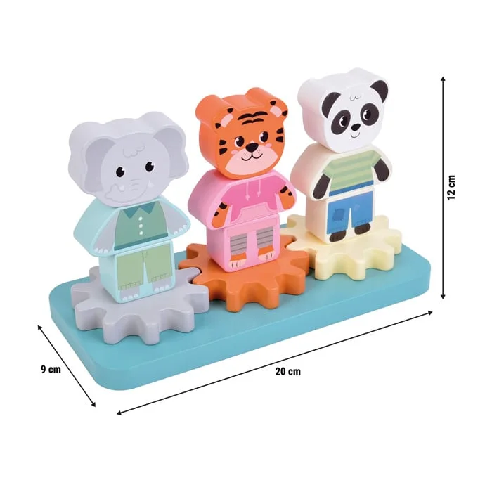 Small Foot Lacing Set - Jungle Animals