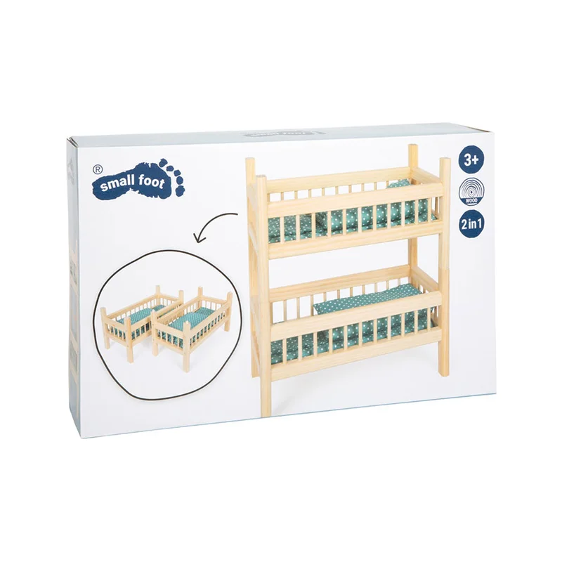SMALL FOOT BUNK DOLL BED 44/23/22 CM