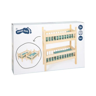 SMALL FOOT BUNK DOLL BED 44/23/22 CM