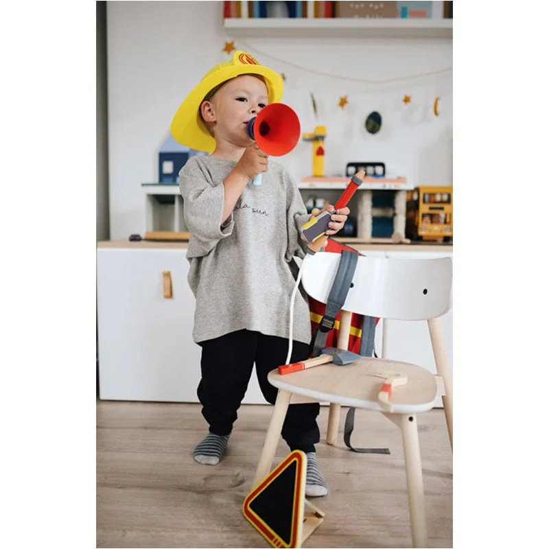 Small Foot Firefighter set, children’s, in backpack, wooden