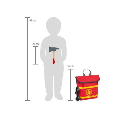 Small Foot Firefighter set, children’s, in backpack, wooden