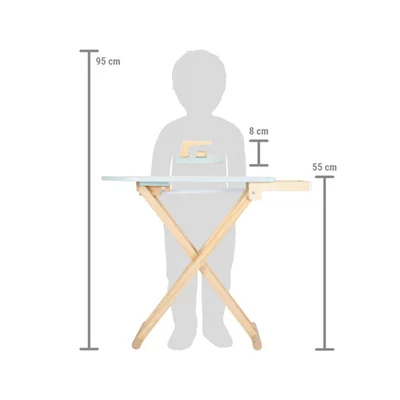 Small Foot Ironing Board with Iron, for children